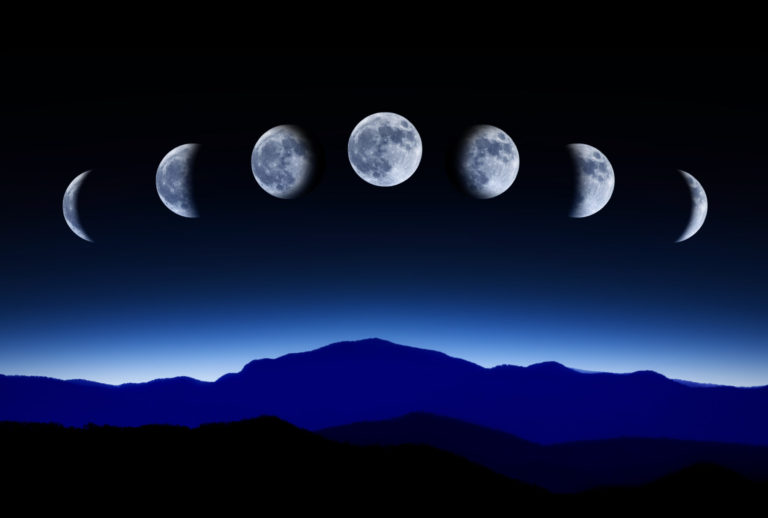 Examples of the Moon's Phases in Action